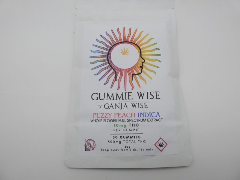 Gummie Wise - Fuzzy peach indica (10mg x 30 )