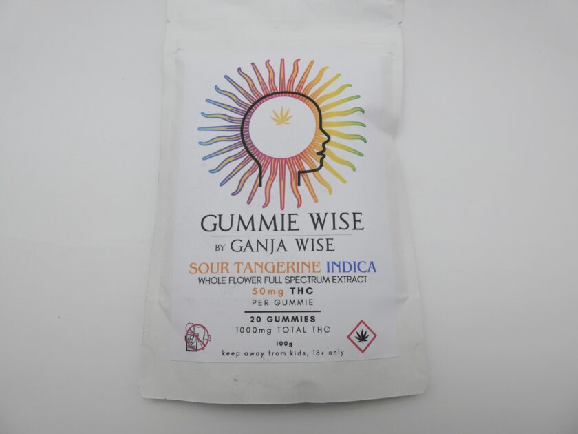 Gummie Wise - Sour tangerine indica ( 50mg x 20 )